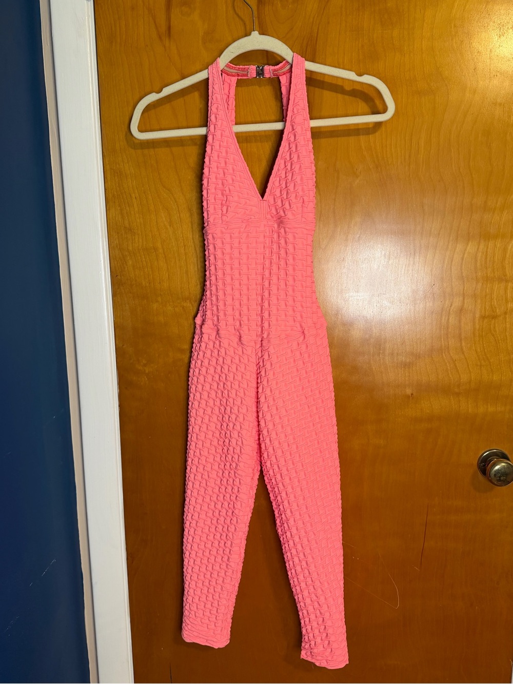 Blue Body Brazil -Pink Halter Jumpsuit